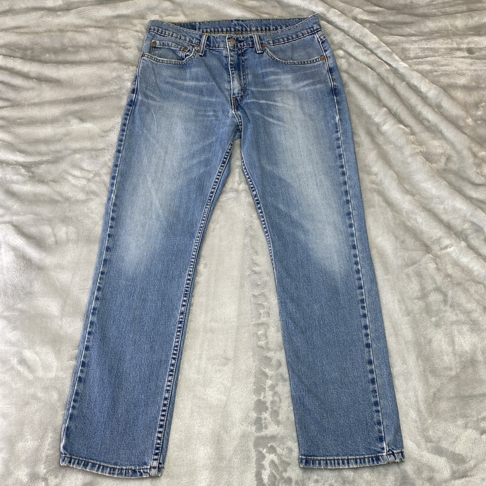 Levi's 511 Jeans Men's 34x30 Blue Slim Straight Light Wash Stretch Denim Pants